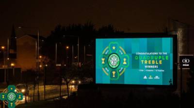 Photo: Stunning new ad campaign as Celtic celebrate Quadruple Treble around Glasgow Photo: Stunning new ad campaign as Celtic celebrate Quadruple Treble around Glasgow