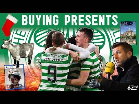 Buying a Christmas present for every major Celtic player Buying a Christmas present for every major Celtic player
