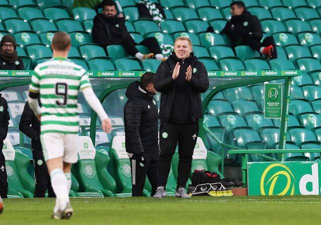 Video: All smiles from Celtic goal scorers and Neil Lennon Video: All smiles from Celtic goal scorers and Neil Lennon