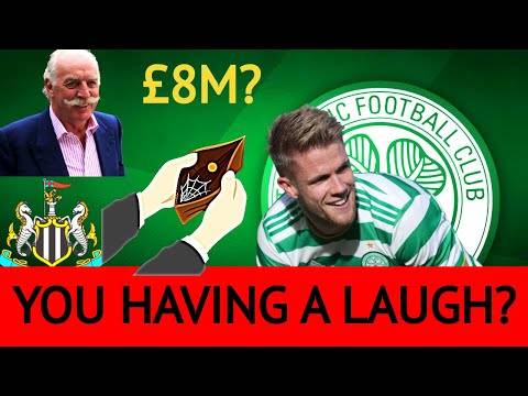 RIDICULOUS Newcastle United £8M bid for Celtic star Kristoffer Ajer RIDICULOUS Newcastle United £8M bid for Celtic star Kristoffer Ajer