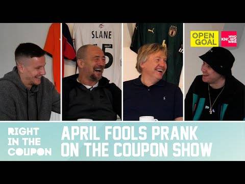APRIL FOOLS PRANK ON THE COUPON SHOW | Right in the Coupon w/ Who Knows Wins APRIL FOOLS PRANK ON THE COUPON SHOW | Right in the Coupon w/ Who Knows Wins