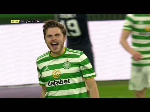 Celtic’s James Forrest opens the scoring against Falkirk in Scottish Cup Celtic’s James Forrest opens the scoring against Falkirk in Scottish Cup