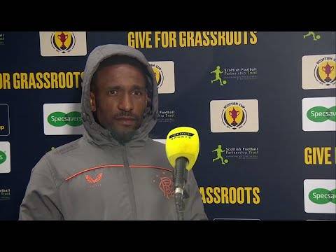 Rangers’ Jermain Defoe on Scottish Cup win over Cove Rangers, and his future