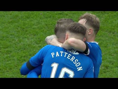 Rangers celebrate knocking Celtic out of Scottish Cup Rangers celebrate knocking Celtic out of Scottish Cup