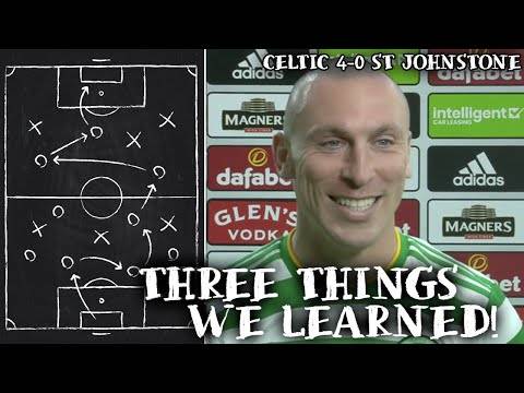 THANK YOU SCOTT BROWN! | CELTIC 4-0 ST JOHNSTONE | Three things we learned... THANK YOU SCOTT BROWN! | CELTIC 4-0 ST JOHNSTONE | Three things we learned...