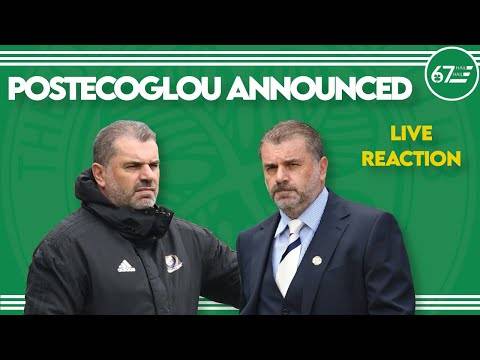 Celtic confirm Ange Postecoglou as manager | LIVE Reaction Celtic confirm Ange Postecoglou as manager | LIVE Reaction