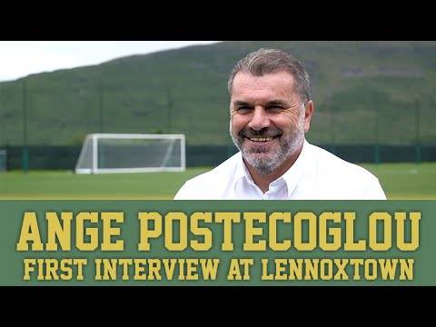 Exclusive first interview at Lennoxtown with Celtic Manager Ange Postecoglou Exclusive first interview at Lennoxtown with Celtic Manager Ange Postecoglou