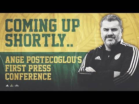 Tune in today at 1pm for the LIVE press conference with Ange Postecoglou and Dom McKay Tune in today at 1pm for the LIVE press conference with Ange Postecoglou and Dom McKay
