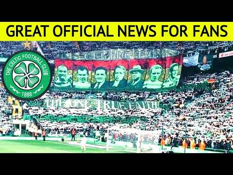 Celtic fans OFFICIAL MAJOR BOOST full stadium once again Celtic fans OFFICIAL MAJOR BOOST full stadium once again
