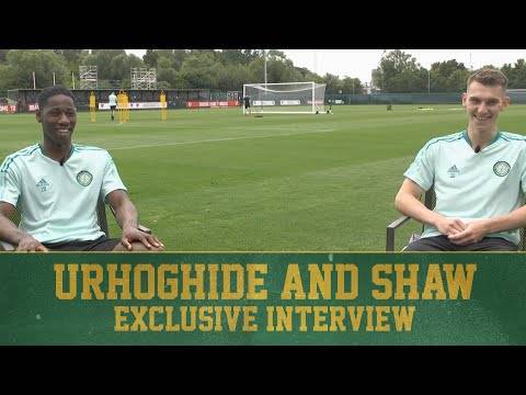 Exclusive: Celtic’s Osaze Urhoghide and Liam Shaw on reuniting, pre-season and life in Glasgow!