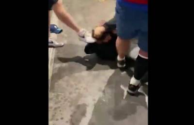 Video: English kick and bash Asian man on the ground in Wembley shame Video: English kick and bash Asian man on the ground in Wembley shame