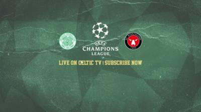 Celtic v FC Midtjylland LIVE this Tuesday on Celtic TV & Premier Sports