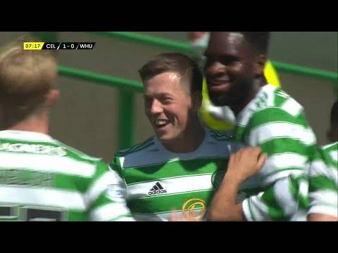 Callum McGregor’s curler opens the scoring for Celtic in friendly against West Ham Callum McGregor’s curler opens the scoring for Celtic in friendly against West Ham