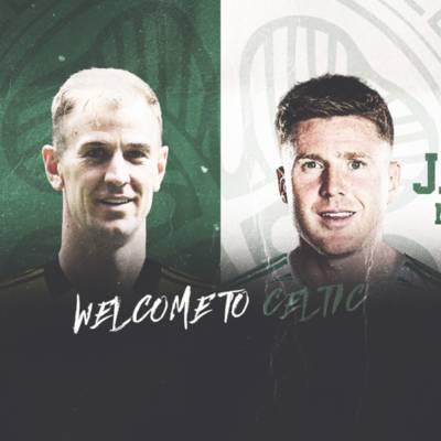 Double signing delight as Joe Hart and James McCarthy join Celtic Double signing delight as Joe Hart and James McCarthy join Celtic