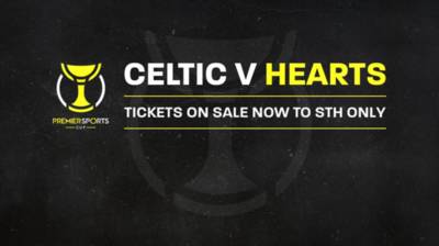Premier Sports Cup – Celtic v Hearts tickets on sale now to STH only Premier Sports Cup – Celtic v Hearts tickets on sale now to STH only