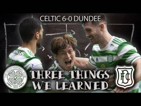 I am so happy. | CELTIC 6-0 DUNDEE | THREE THINGS WE LEARNED!