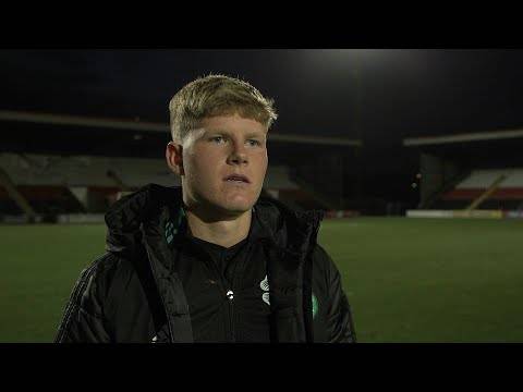 Scott Robertson On the Match | Celtic FC B 2-0 Annan Athletic Scott Robertson On the Match | Celtic FC B 2-0 Annan Athletic