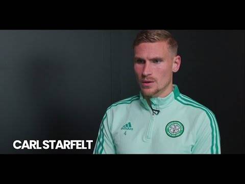 Carl Starfelt on settling in and getting used to life at Celtic Carl Starfelt on settling in and getting used to life at Celtic