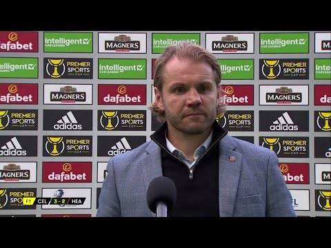 Hearts manager Robbie Neilson shares his disappointment after Premier Sports Cup defeat to Celtic Hearts manager Robbie Neilson shares his disappointment after Premier Sports Cup defeat to Celtic