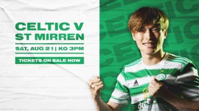 League action returns to Paradise! Limited number of tickets on sale for Celtic v St Mirren League action returns to Paradise! Limited number of tickets on sale for Celtic v St Mirren