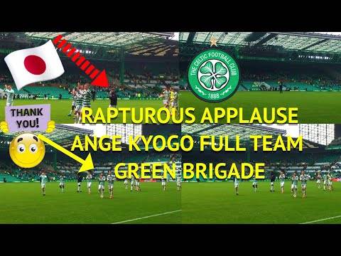 RAPTUROUS APPLAUSE! to Postecoglou 古橋 亨梧 & team from green brigade & fans | celtic 6-0 st mirren RAPTUROUS APPLAUSE! to Postecoglou 古橋 亨梧 & team from green brigade & fans | celtic 6-0 st mirren