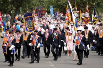 “Fuds, mutants, battle o the staunchies” Celts burst out laughing at Orange Parade collision and brawl “Fuds, mutants, battle o the staunchies” Celts burst out laughing at Orange Parade collision and brawl