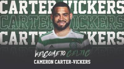 Celtic sign Cameron Carter-Vickers from Spurs Celtic sign Cameron Carter-Vickers from Spurs