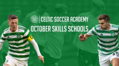 Book now for Celtic Soccer Academy October Skills Schools Book now for Celtic Soccer Academy October Skills Schools