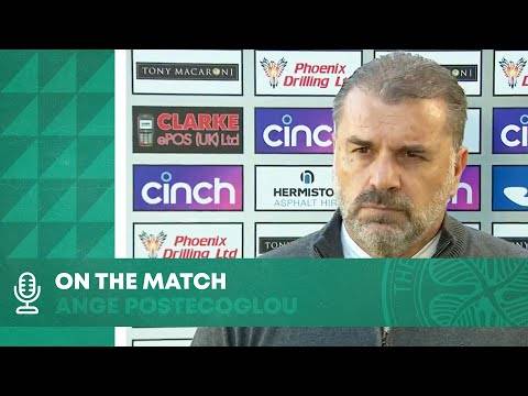 On the Match: Ange Postecoglou | Livingston 1-0 Celtic On the Match: Ange Postecoglou | Livingston 1-0 Celtic