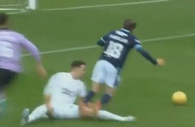 Video: Watch McLaughlin escape straight red card for last man foul Video: Watch McLaughlin escape straight red card for last man foul