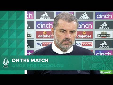 On the Match: Ange Postecoglou | Celtic 1-1 Dundee United On the Match: Ange Postecoglou | Celtic 1-1 Dundee United