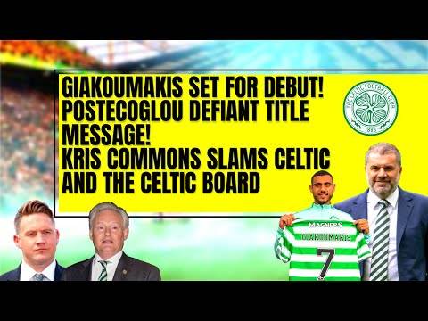Celtic news: giakoumakis SET FOR DEBUT! postecoglou DEFIANT! Commons SLAMS board! Celtic news: giakoumakis SET FOR DEBUT! postecoglou DEFIANT! Commons SLAMS board!