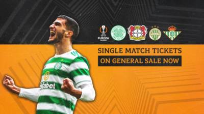 Time running out to secure a place for UEL action v Leverkusen! Time running out to secure a place for UEL action v Leverkusen!