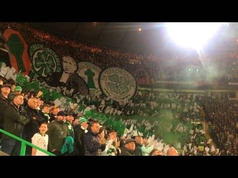 AMAZING! GREEN BRIGADE ultras tifo | celtic 0-4 bayer leverkusen AMAZING! GREEN BRIGADE ultras tifo | celtic 0-4 bayer leverkusen