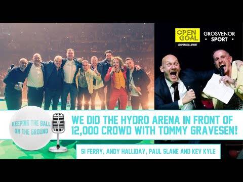 WE DID THE HYDRO ARENA IN FRONT OF 12,000 CROWD WITH TOMMY GRAVESEN | Keeping The Ball On The Ground WE DID THE HYDRO ARENA IN FRONT OF 12,000 CROWD WITH TOMMY GRAVESEN | Keeping The Ball On The Ground