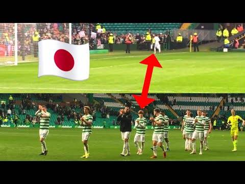 BRILLIANT kyogo MOMENT! 古橋 亨梧 + Players clap fans | celtic 2-0 st johnstone BRILLIANT kyogo MOMENT! 古橋 亨梧 + Players clap fans | celtic 2-0 st johnstone