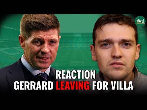 Steven Gerrard Leaving Rangers for Aston Villa | Reaction Steven Gerrard Leaving Rangers for Aston Villa | Reaction