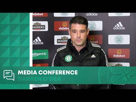 Full Celtic FC B Media Conference: Darren O’Dea (11/11/21) Full Celtic FC B Media Conference: Darren O’Dea (11/11/21)
