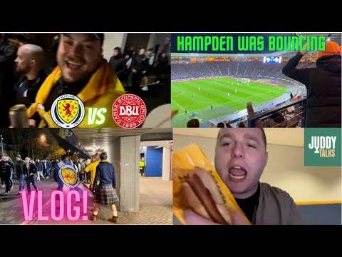 Never Leave Your Seat at a Football Game! | Scotland 2-0 Denmark | Matchday Vlog Never Leave Your Seat at a Football Game! | Scotland 2-0 Denmark | Matchday Vlog