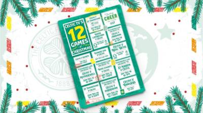 12 Games of Christmas on Celtic TV 12 Games of Christmas on Celtic TV