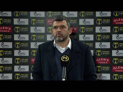 Callum Davidson reacts to Premier Sports Cup semi final exit against Celtic Callum Davidson reacts to Premier Sports Cup semi final exit against Celtic