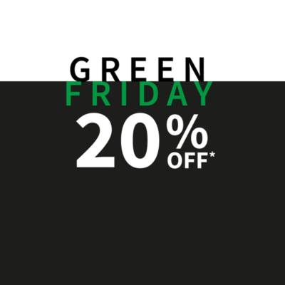 Green Friday event ends at midnight tomorrow! Don’t miss 20% off Green Friday event ends at midnight tomorrow! Don’t miss 20% off