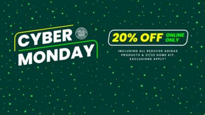 Celtic’s Cyber Monday has begun! Get 20% off until midnight Celtic’s Cyber Monday has begun! Get 20% off until midnight