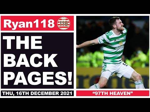 SOCIAL MEDIA MELTDOWN OVER LATE CELTIC WINNER! | The Back Pages | 16/12/2021 SOCIAL MEDIA MELTDOWN OVER LATE CELTIC WINNER! | The Back Pages | 16/12/2021