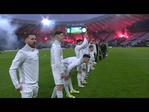 Hibernian and Celtic walk out at Hampden for Premier Sports Cup final Hibernian and Celtic walk out at Hampden for Premier Sports Cup final