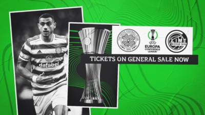 Celtic v Bodø/Glimt: Tickets on general sale Celtic v Bodø/Glimt: Tickets on general sale