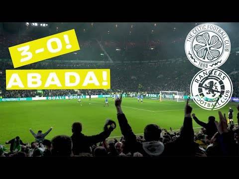 [4K] Abada Sends Celtic Park CRAZY! | Celtic 3-0 Rangers From the Stands