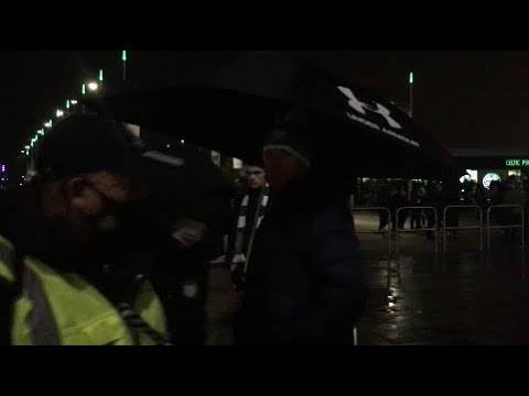 Kyogo furuhashi ARRIVES 古橋 亨梧 at Celtic park v st mirren