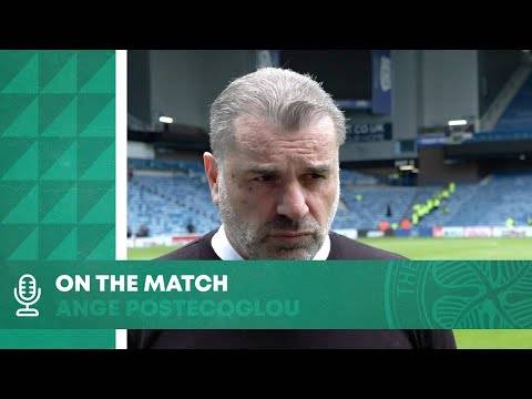Ange Postecoglou On The Match | Rangers 1-2 Celtic FC