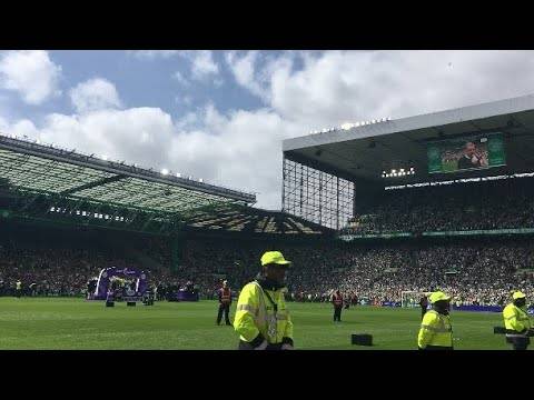 EMOTIONAL! ANGE POSTECOGLOU league title winning speech! | Celtic 6-0 Motherwell